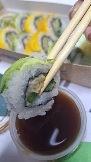 Con salsa de soya 🥑 at Vegan On Polanco in Mexico City