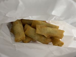 Vegan Spring Rolls  at Wok And Slice in North London