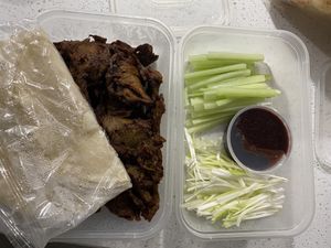 Crispy Vegan Duck Pancakes  at Wok And Slice in North London