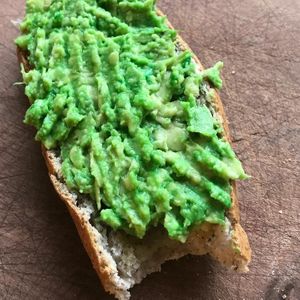 avo toast at V.O.P. - Very Organic People in Santiago
