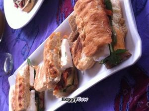 Sándwich VOP 
Ciabatta, Vegetables,,  Fresh Cheese & Rucula  at V.O.P. - Very Organic People in Santiago