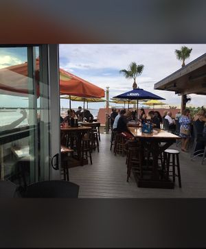 Outdoor dining   at Fishlips Waterfront Bar & Grill in Cape Canaveral