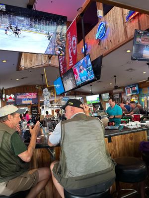 Upstairs dining   at Fishlips Waterfront Bar & Grill in Cape Canaveral