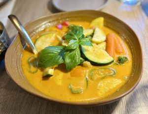 Massamun Curry (V)(N)(GF)  at KhaoSan Thai Street Food in East Providence