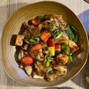 Drunken noodles   at KhaoSan Thai Street Food in East Providence