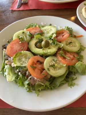 Large salad  at La Macarena in New Orleans