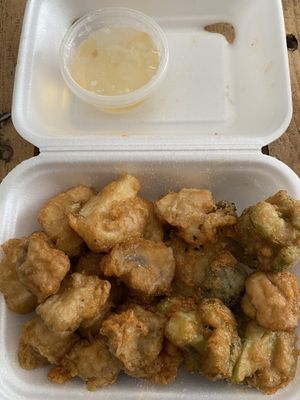 Tempura veg   at Ying's Thai Takeaway in Sunderland