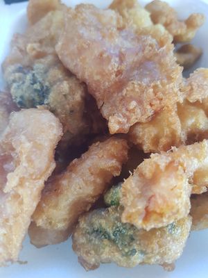 Veg tempura at Ying's Thai Takeaway in Sunderland