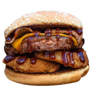 Bar b q bacon burger at The Vegan Pig - Cloud Kitchen in Lawndale