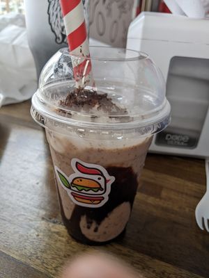 Double chocolate shake at Project Pollo in Dallas