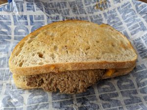 Patty melt at Project Pollo in Dallas