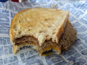 Patty melt at Project Pollo in Dallas