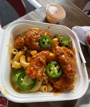 Buffalo   Mac n cheese  at Project Pollo in Dallas