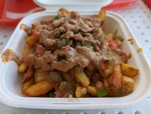 Loaded fries at Project Pollo in Dallas