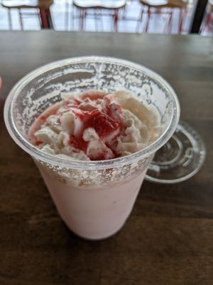 Strawberry Shake at Project Pollo in Dallas