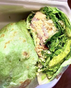grilled chikn Caesar wrap  at Project Pollo in Dallas