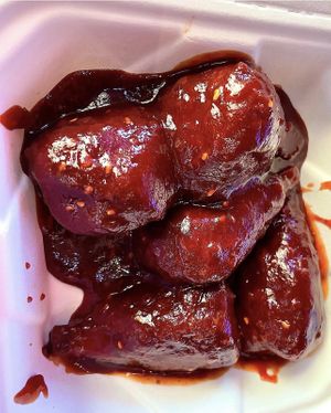 raspberry chipotle BBQ wings  at Project Pollo in Dallas
