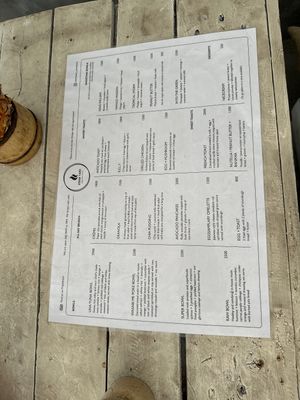 Menu   at Steam Yard in Unawatuna