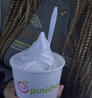 Coconut milk coconut   at Pinkberry in Glendale