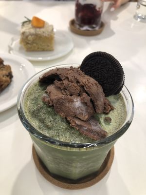 Greentea shake  at Fall in the Pool in Daejeon