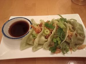 Veg gyoza at Thai Chiangmai in Brussels