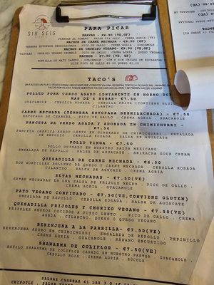 Carta 14/04/2023 at SixSeis in Sitges