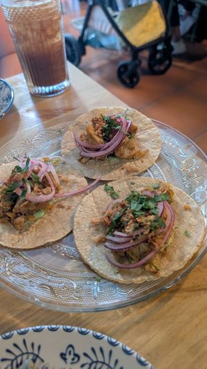Jackfruit tacos at SixSeis in Sitges