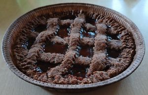 Linzertorte (vegan) at Bio Bäcker Bihn in Wald-michelbach