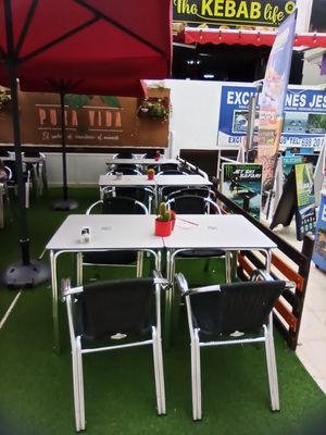 Outdoor Seating at Pura Vida Tapas Bar in Tenerife