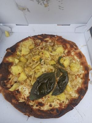 Potato Pinza at Pura Vida Tapas Bar in Tenerife