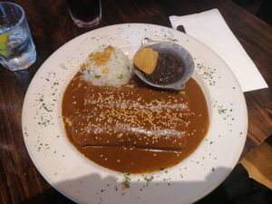 Vegetables Enchiladas at Mestizo in North West London