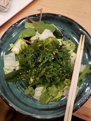seaweed salad! at Ginza Sushi & Ramen Bar in Grand Rapids