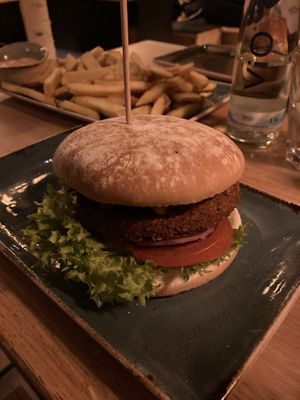 Vegan falafel burger  at Hans im Glück in Oldenburg