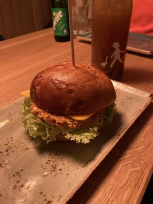 Vegan like chicken burger  at Hans im Glück in Oldenburg