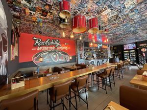 The restaurant   at Rockabilly in Gran Canaria