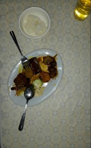 food sample at Vegetarian in the Golden Age in Vientiane