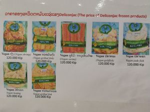  at Vegetarian in the Golden Age in Vientiane