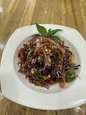   at Vegetarian in the Golden Age in Vientiane