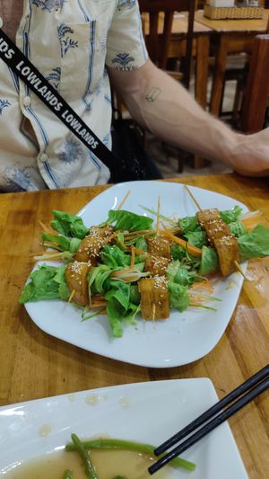  at Vegetarian in the Golden Age in Vientiane