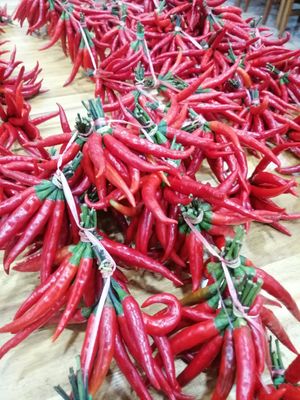 Peppers at Vegetarian in the Golden Age in Vientiane