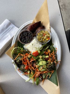 Vegan bowl platter  at Buen Provecho ABQ in Albuquerque