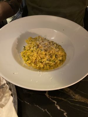 safran risotto   at Biondo in Frankfurt