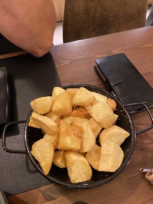 Patatas Bravas 🥔  at Tortuga in Barcelona