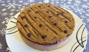 Chocolate caramel cheesecake at Fairfoods in Willand