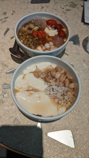 豆花 soy pudding at Ming-Teng HAO HAO in Tokyo