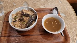 White Mapo Tofu with soup ¥900 at Ming-Teng HAO HAO in Tokyo