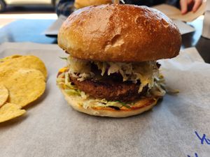 Sauerkraut Royale at Burger Bones in Busselton