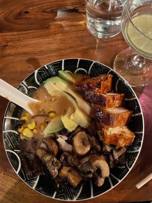 Amazing vegan ramen with actual wood ear mushrooms in it😄  at Wood Ear in Telluride