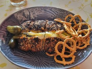 Cheeseburger Bagel Dog at Bury Me Standing in Cairns