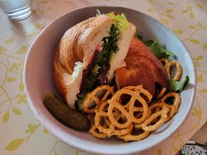 Brioche Bagel with the Lot at Bury Me Standing in Cairns